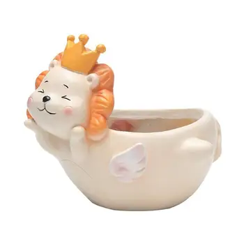 

Flower Pots Planters Holder Plants Flowerpot Cute Cartoon Animal Shape Pot Kids Gift Desktop Home Garden Decoration