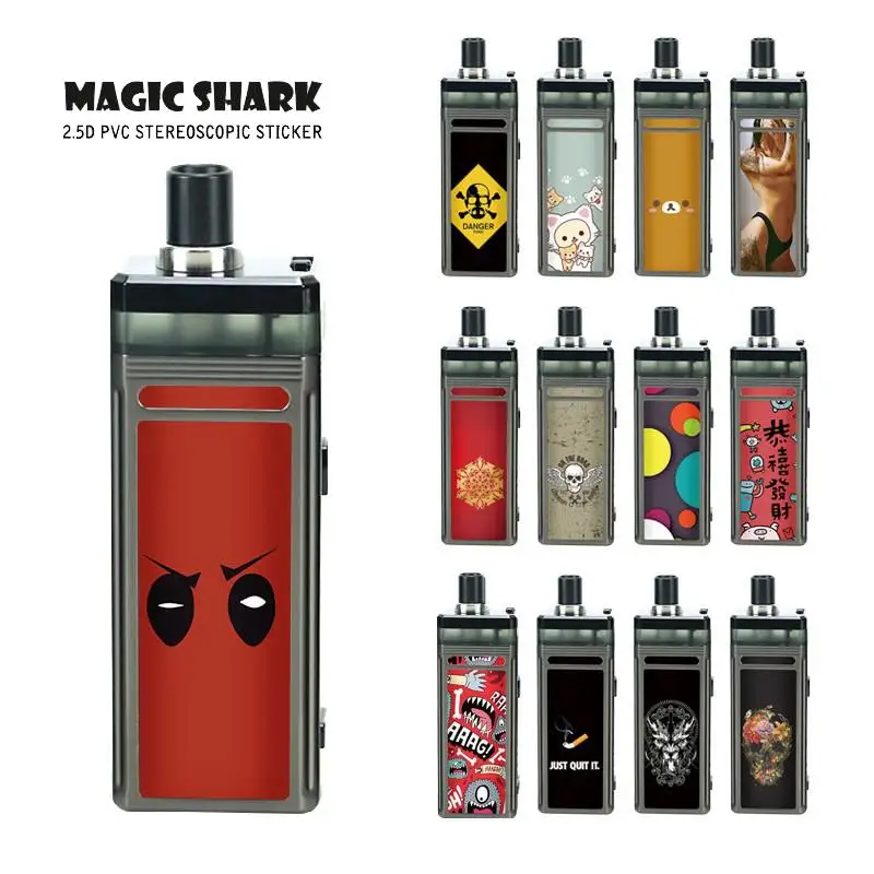 Ударопрочный чехол-пленка для Smoant Pasito II 2 2.5D с изображением волшебной акулы