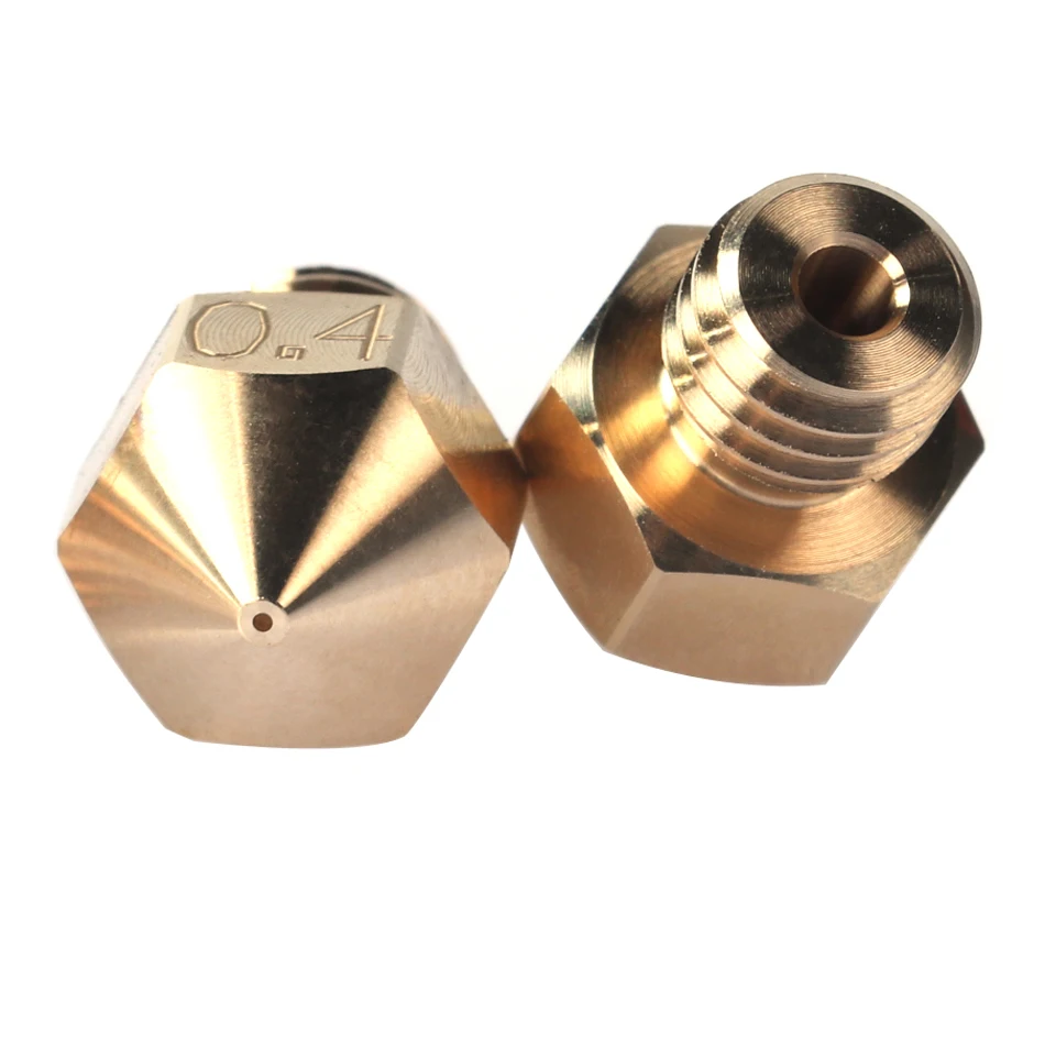 4 шт. высокое качество латунь MK8 сопла 0,2 0,4 0,6 0,8 для Micro Swiss hotend, Creality CR-10 CR10 Ender 3 pro, ANET 3d принтер