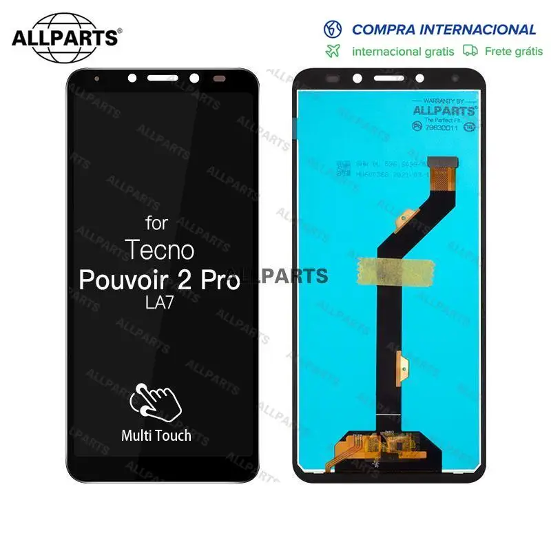 6.0&quot Original Display For Tecno Pouvoir 2 Pro LA7 LCD Touch Screen Digitizer Replacement Pouvoir2 2Pro | Мобильные телефоны и