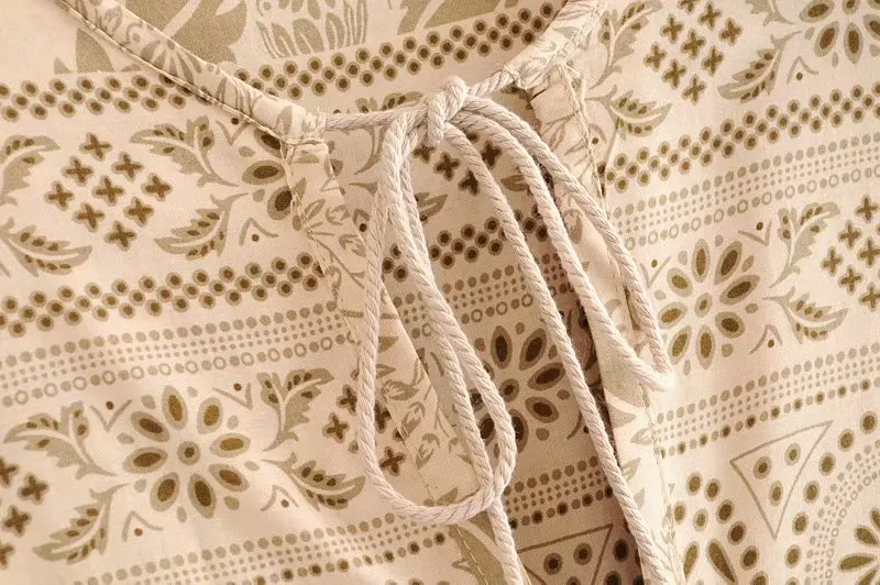 Женское винтажное платье из искусственного хлопка с цветочным принтом|Платья| |