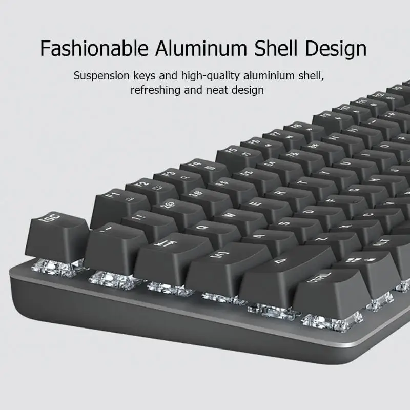 Logitech K845 104 ключи USB Проводная Подсветка Механическая игровая клавиатура для Win7/8/10 высокое качество Подсветка механическая клавиатура