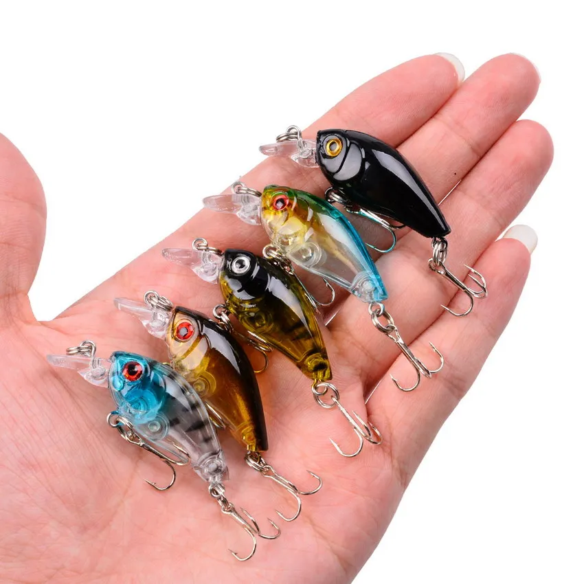 4 5 см 2 г Crankbait рыболовная приманка Кривошип искусственный Жесткий наживка Topwater