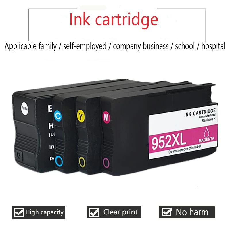 952XL Ink Cartridge for HP 952 For Officejet Pro 7740 8210 8218 8710 8715 8718 8719 8720 8725 8728 8730 8740 Printer Cartridg ink cartridges