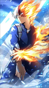 

My Hero Academia Anime Poster Anime Manga Wall Art Print Decor Poster,50 x 70 cm,No Frame