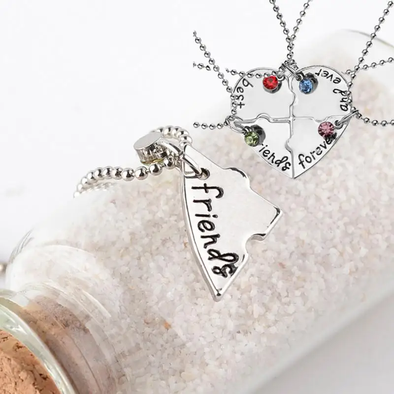 Ожерелье с надписью best friend forever and ever 4 шт.|Цепочки| |