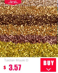 Taidian 11/0 Delica Miyuki Seedbeads, очаровательные бусины, Япония,, родное ручное Изготовление ювелирных изделий на Рождество, 5 г, около 1000 шт