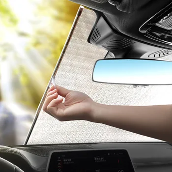 

Car Windshield Sun Shade Foldable UV Protective Auto Sun Visor Front&Rear Window Shield Car Curtain Sunshade Protection Covers