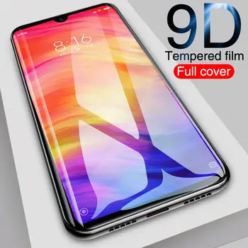 Перейти на Алиэкспресс и купить 9D закаленное стекло для Xiaomi Mi 9 SE Lite 9T защита экрана на Redmi 7 8A Note 7 8 Pro 8T 9 S 9 Pro Max Защитная пленка для стекла