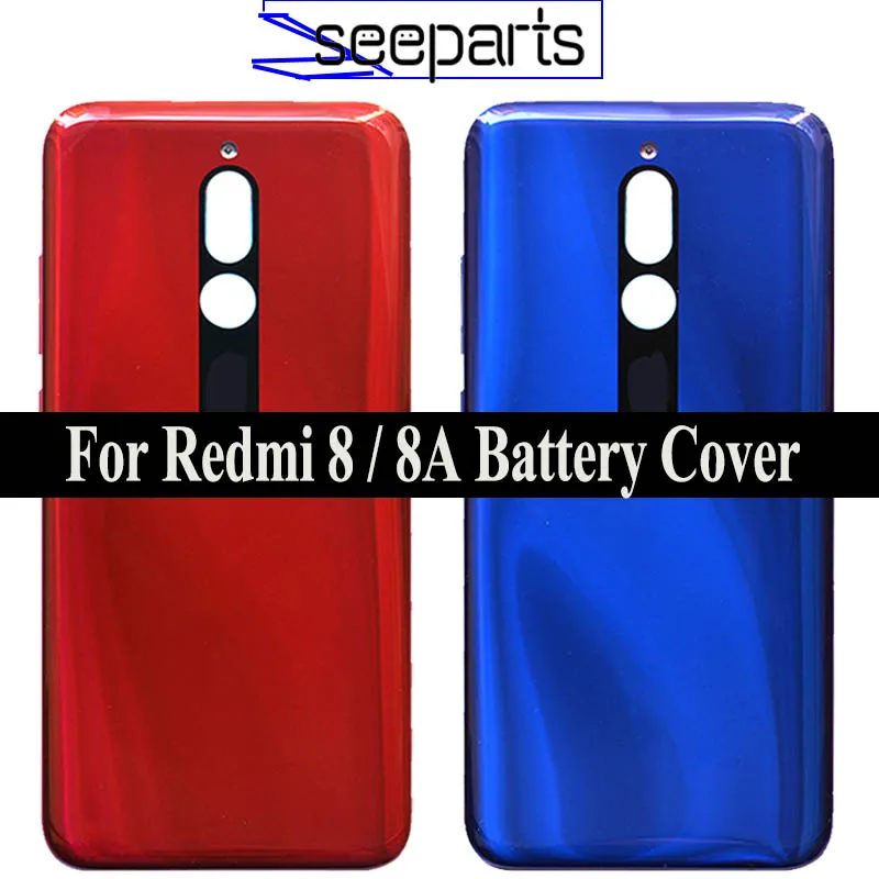 Оригинальный чехол для аккумулятора Xiaomi Redmi 8 8a Задняя стеклянная панель задний