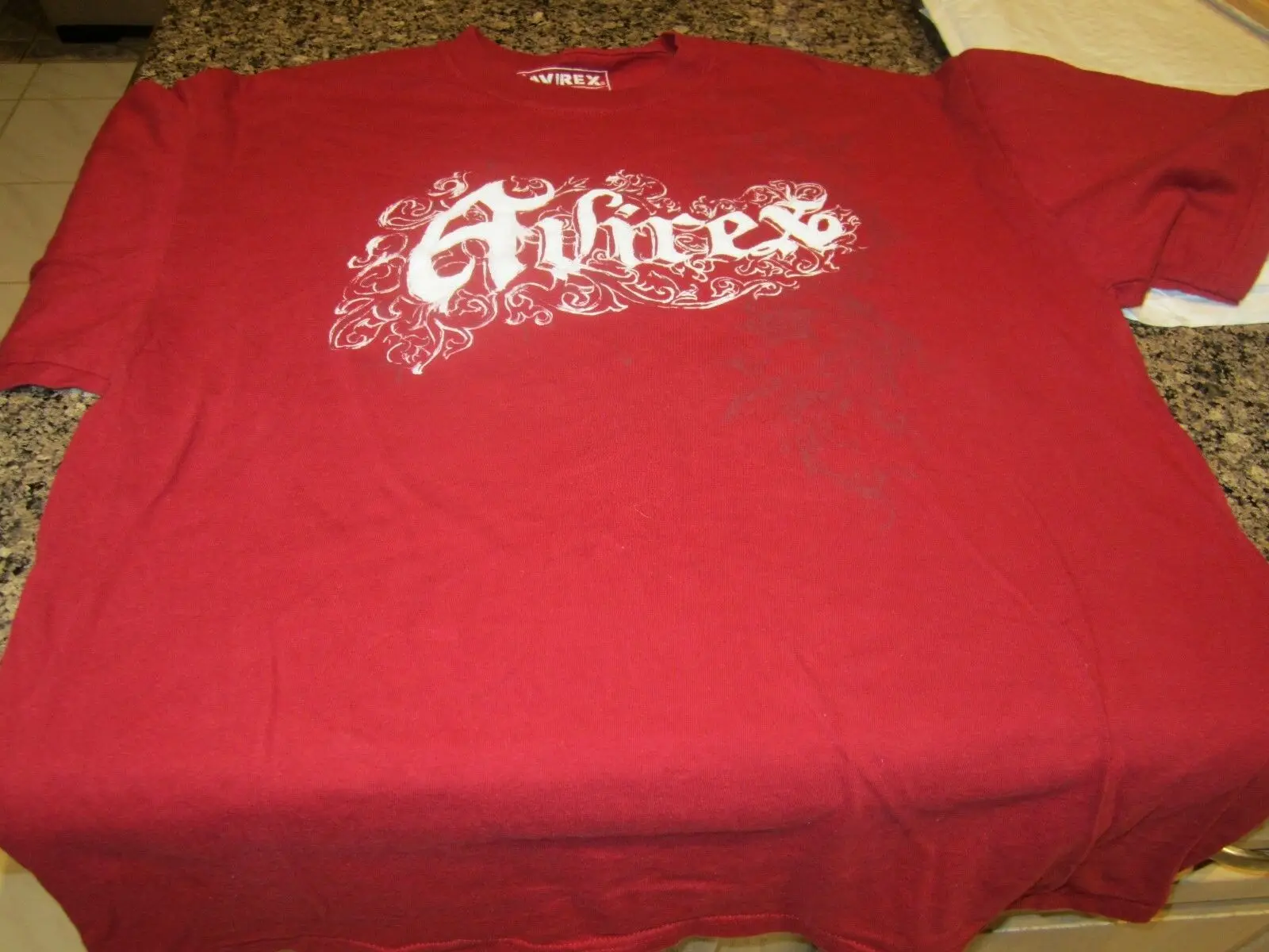 

Avirex T Shirt Red Xl