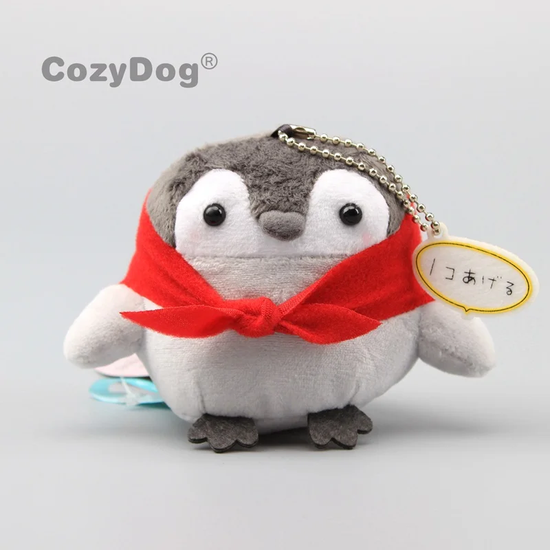 Kawaii мягкие игрушки животные кукла детский подарок Очаровательная косметичка красивые открытки держатель положительная энергия мягкая игрушка-пингвин игрушка - Цвет: Red Cloak 9 cm