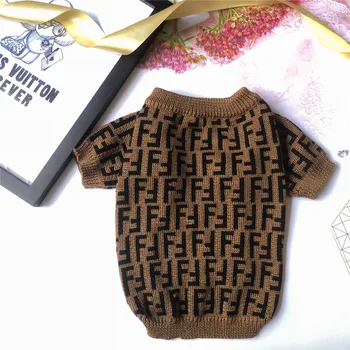 

Warm Dog Sweater for Small Dogs Letter Print Sweater for French Bulldog Soft Outfit for Chihuahua Pet Puppy Costume