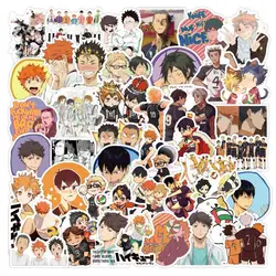 100 pcs/pack Anime Haikyuu!! Stickers For Phone Label Decorative Stationery Stickers Scrapbooking DIY Album Diary Toy Sticker