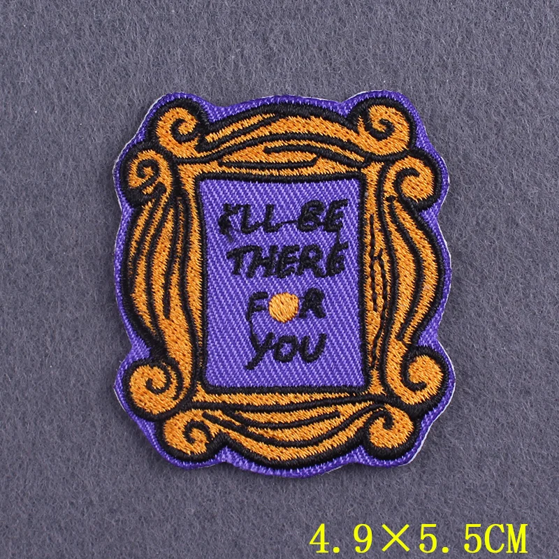 Words Patch Iron-On Patches For Clothing Stripes Letter Embroidered Patches On Clothes DIY Lips Clothes Patches With Iron Badges 