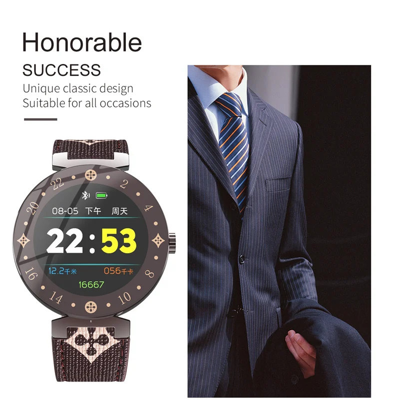 Модные часы Smart Watch R88S Водонепроницаемый Носимых устройств Фитнес трекер часы монитор сердечного ритма спортивные часы Для мужчин женские умные часы