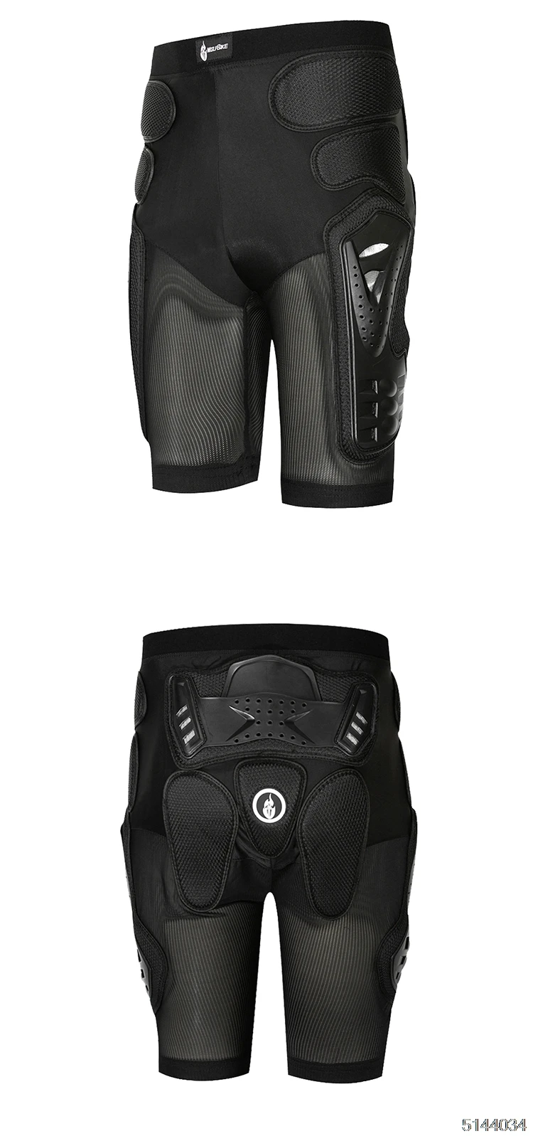 WOSAWE Motorcycle Vest Chest Back Shoulder Hip Protection Cycling Protective Gear for Motocross Skiing Skating Racing Skateboard