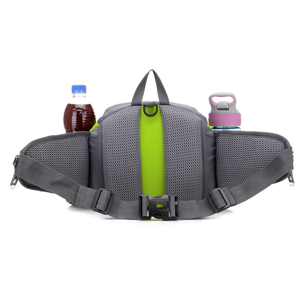 Women Men Climbing Reflective Strip Waist Pack Sports Rainproof Crossbody Backpack Single Shoulder Cycling Folding Multifunction