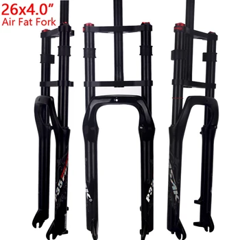 

PASAK Double Shoulder Fat Fork Rebound Adjustment Fat Bicycle 26" 4.0" Air Fork MTB Moutain Bike 26inch 135mm Magnesium Alloy