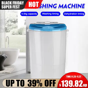 

4.5kg Small Washing Machine Washer Washing Dehydration Timing Low Noise semi-automatic Single Tub Washing Machine for Singles