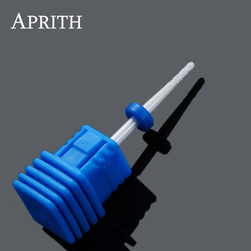 APRITH 1 шт. дрель для ногтей электрическая керамическая заусенца фреза для маникюра резак для ногтей дрель для ногтей Аксессуары для полировки