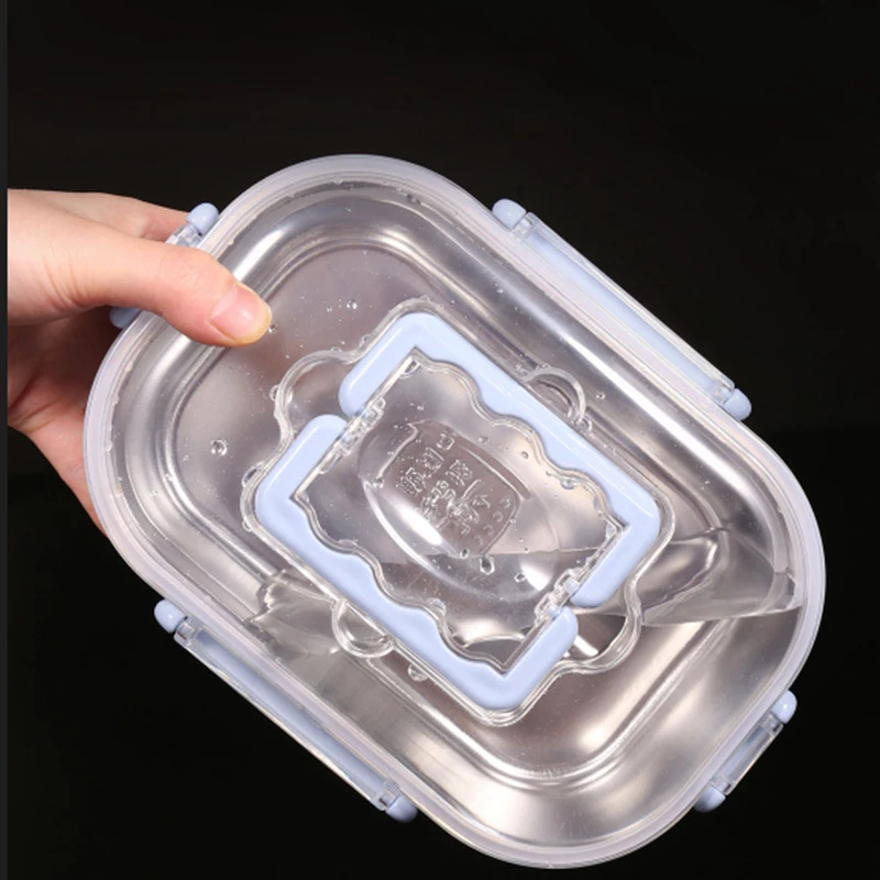 Bento Ланч-бокс контейнеры для готовки еды герметичность 2 отсека разделенный контейнер для хранения еды коробки для детей и взрослых
