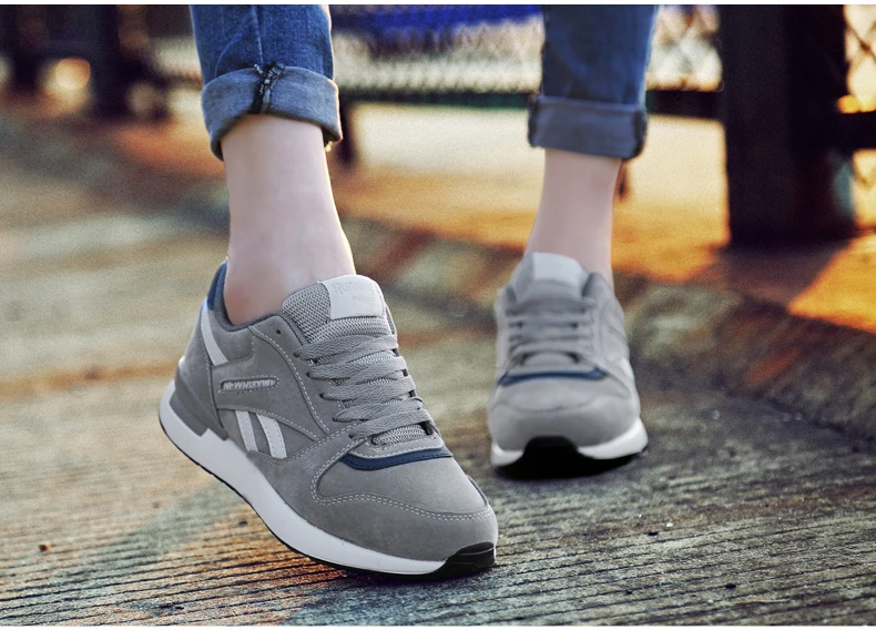 Trendy Women's Suede Sport Shoes