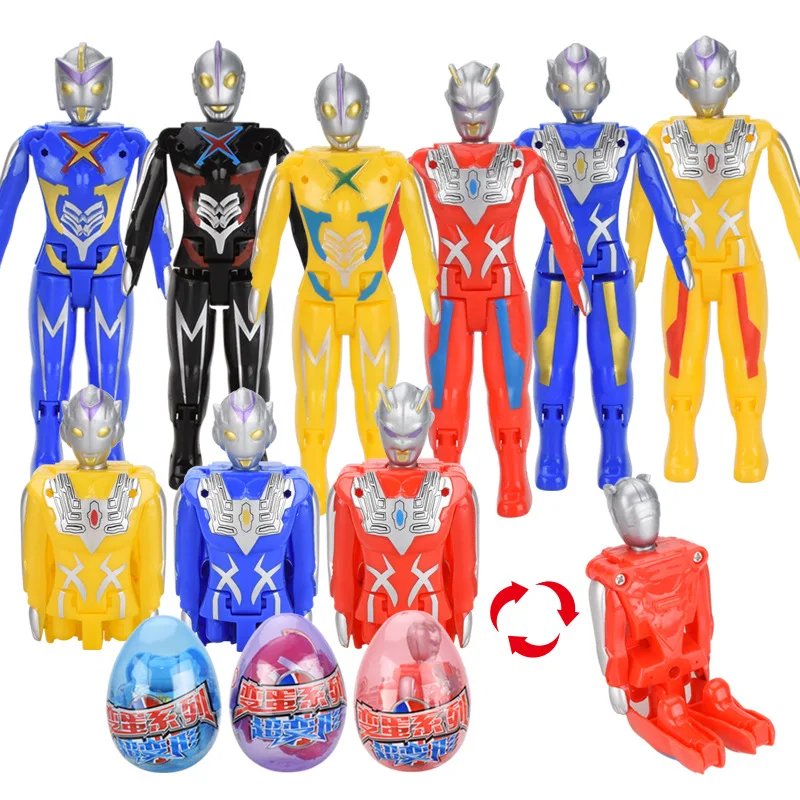 

Superman Ott Egg bian xing dan Toy Puzzle Egg Children'S Educational Garage Kit Model Robot