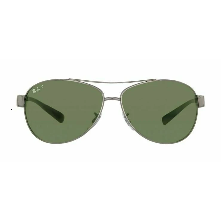 Gafas de sol Ray-Ban RB3386 004/9A GUNMETAL/VERDE POLARIZADO Cal.63