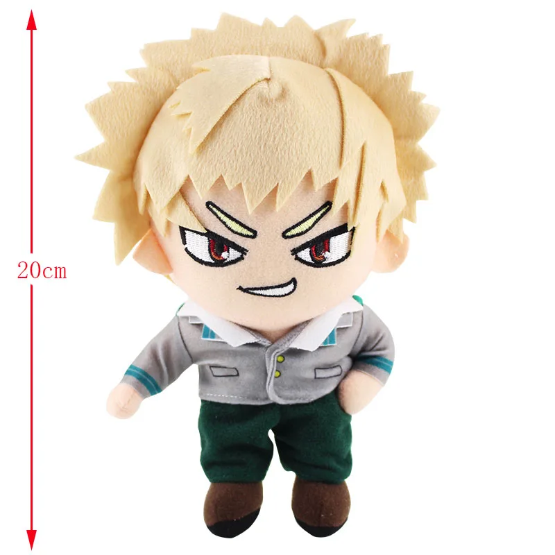20 см 5 шт./компл. My Hero Academy Midoriya Lzuku bakugou katsuki Todoroki Shoto Мягкие плюшевые игрушки подвесной куклы