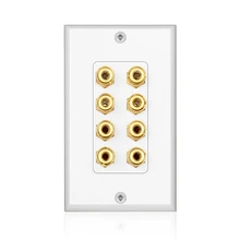 8 постов настенная панель динамика домашний кинотеатр настенная панель аудио панель для 4 динамиков s