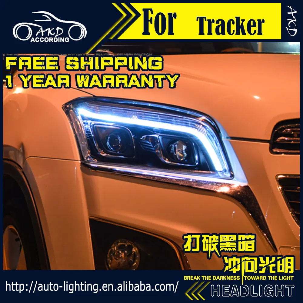 AKD автостайлинг фара для Chevrolet Trax светодиодная 2013-2015 трекер светодиодный DRL H7 D2H Hid