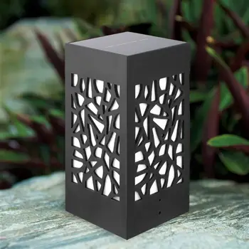 

8LED Solar Energy Powered Pillar Lamp Waterproof Stigma Light for Outdoor Garden Courtyard Enclosing Wall Decorations
