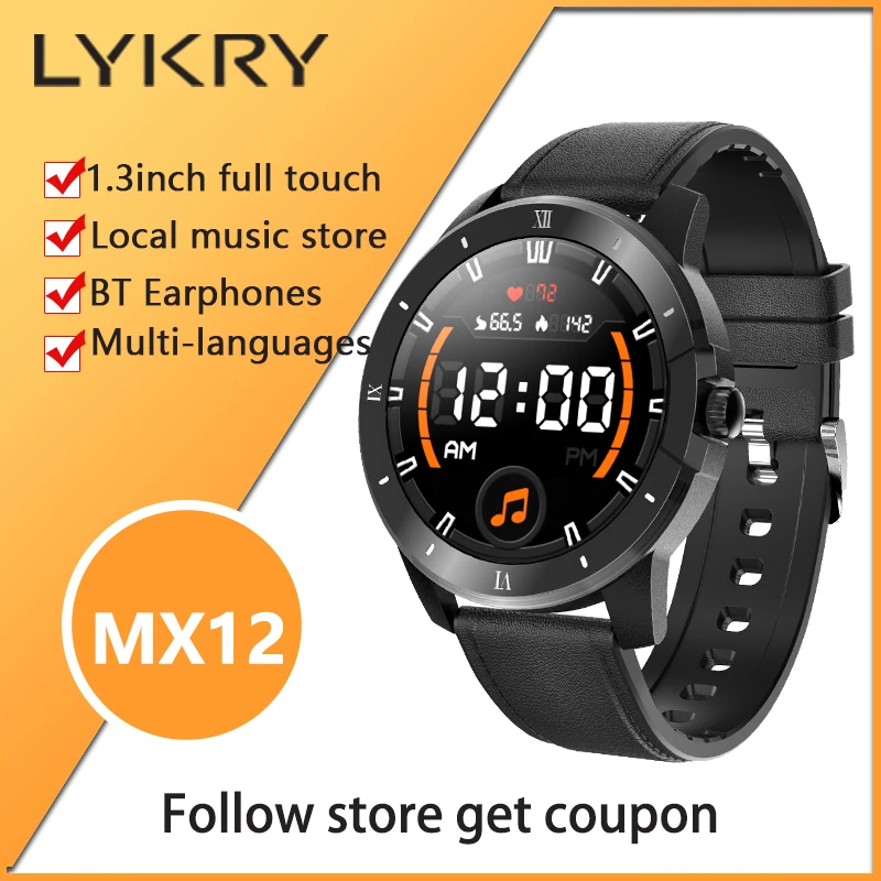 Смарт-часы LYKRY MX12 1 3 дюйма Bluetooth-совместимый вызов 256 м | Электроника