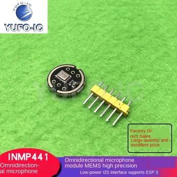 

Free Ship 3pcs Inmp441 Omnidirectional Microphone Module Electromechanical High-Precision Low-Power I2S Interface Support ESP3