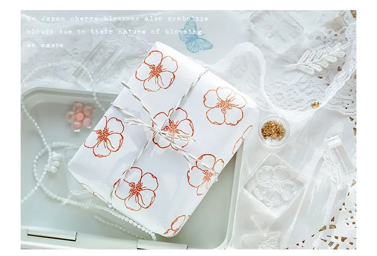 Vintage Plant Moon Butterfly Stamp DIY Acrylic Rubber Stamps for Stationery Scrapbooking Transparent Stamps