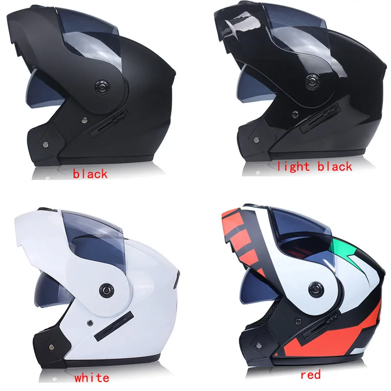 

Motorcycle Flip Up Helmet Modular Casque Moto Cycling Helmets Full Face Safety Double Lens Racing Helmet