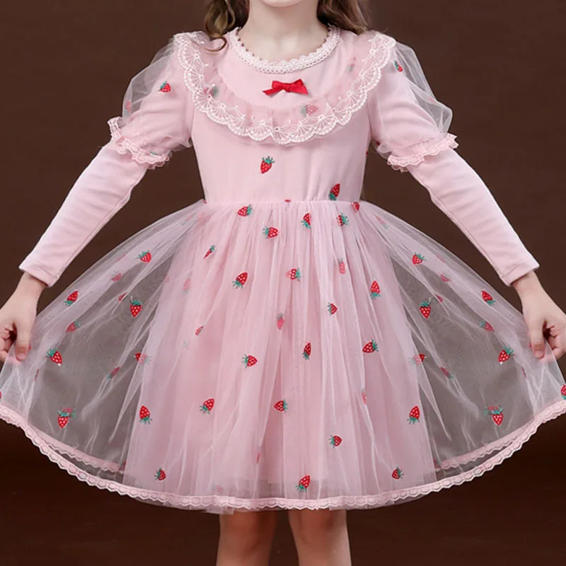 

Детское платье для девочек Хлопковое платье в сеточку с рукавами-фонариками для детей вечерние выступлений; Платье; Наряды для маленьких принцесс, нарядные платья для девочки, держащей букет невесты