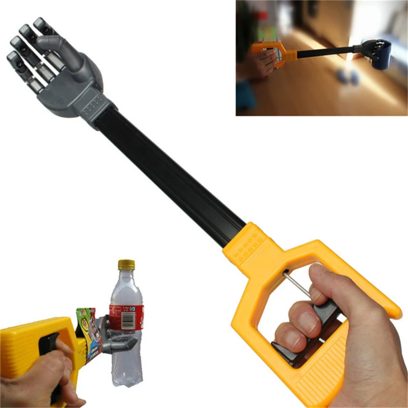 Kinderen Robot Klauw Kid Pols Versterken Plastic Hand Grabber Water Drinken Flessen Lange Arm Pick Up Speelgoed Intelligentie Speelbal