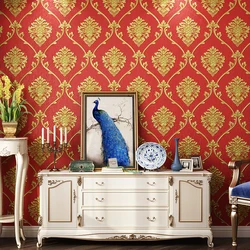 European Style Luxury 3D Embossed Floral Wall Papers Home Decor Bedroom Living Room Background Wallpaper for Walls contact paper