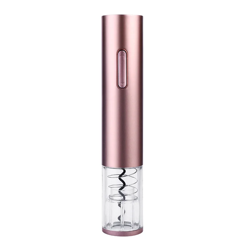 Rose Gold Electric Corkscrew Creative Household Automatic Bottle Opener Wine Screwdriver Cutting Knife Red Wine Opener electric wine opener set rechargeable battery automatic corkscrew wine bottle opener with foil cutter red wine opener set