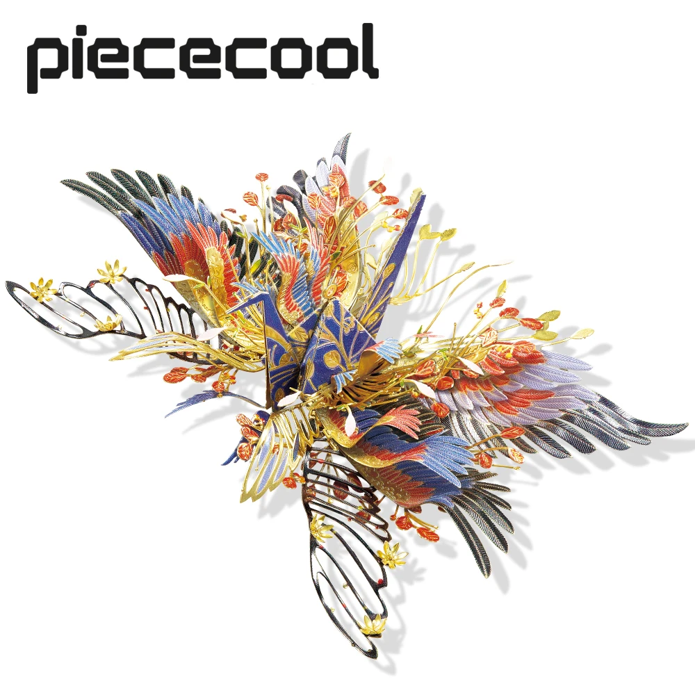 Металлический 3D-пазл Piececool тысяча Оригами-журавлей для защиты набор