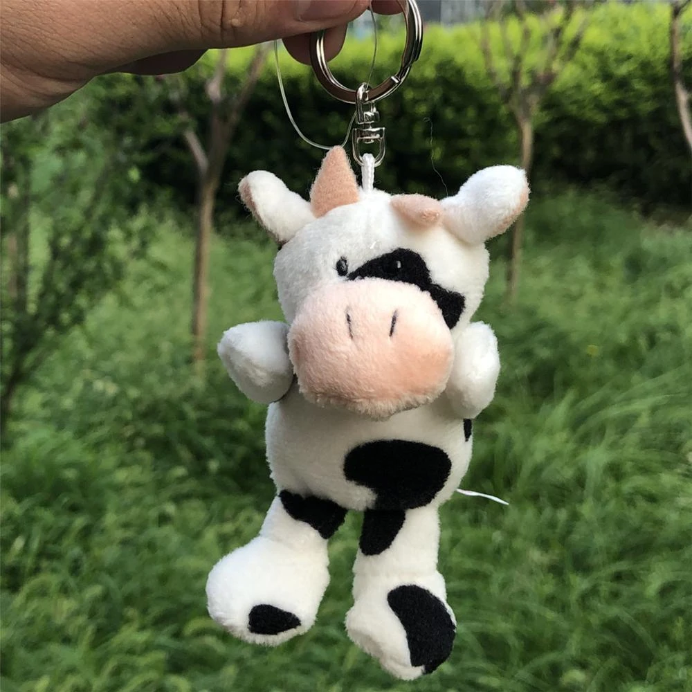 5個牛ペンダントぬいぐるみキーリング キーホルダー キーホルダーのギフト送料無料 Plush Keyrings Plush Pendantkeyring Plush Aliexpress