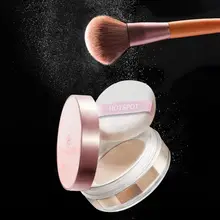 Фирменная Новинка рассыпчатая пудра контроль выработки кожного жира крышка пятна Водонепроницаемый длительный кожи Отделка пудра для макияжа