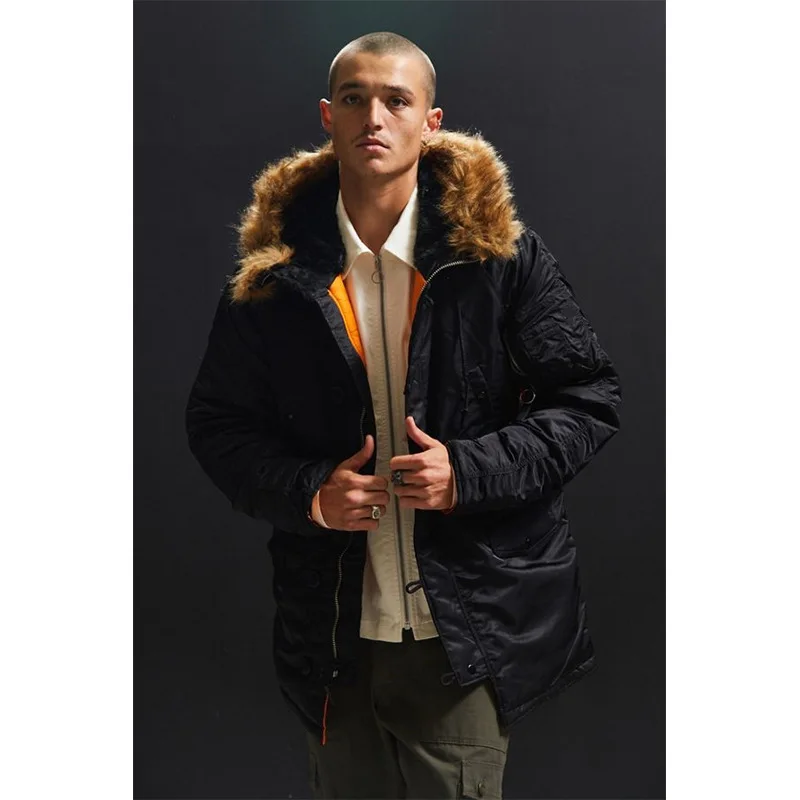Winter N3b Polar Warm Cotton Coat Couple Outdoor Trekking Hunting Climbing Hiking Travel Men's Work Tops Medium Long Windbreaker cotton jacket