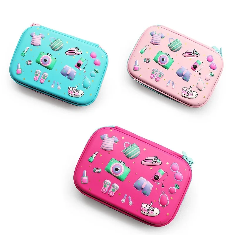 High Quality 3d Unicorn Eva Pencil Case Hard Shell Cute Large Capacity