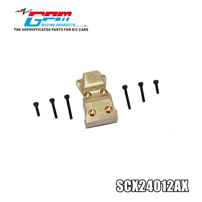 Copper front and rear gearbox universal cover for AXIAL 1/24 4WD SCX24