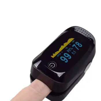 

Portable Finger Clip Oximeter Blood Oxygen Saturation Perfusion Index Monitor Fingertip Pulse Oximeter