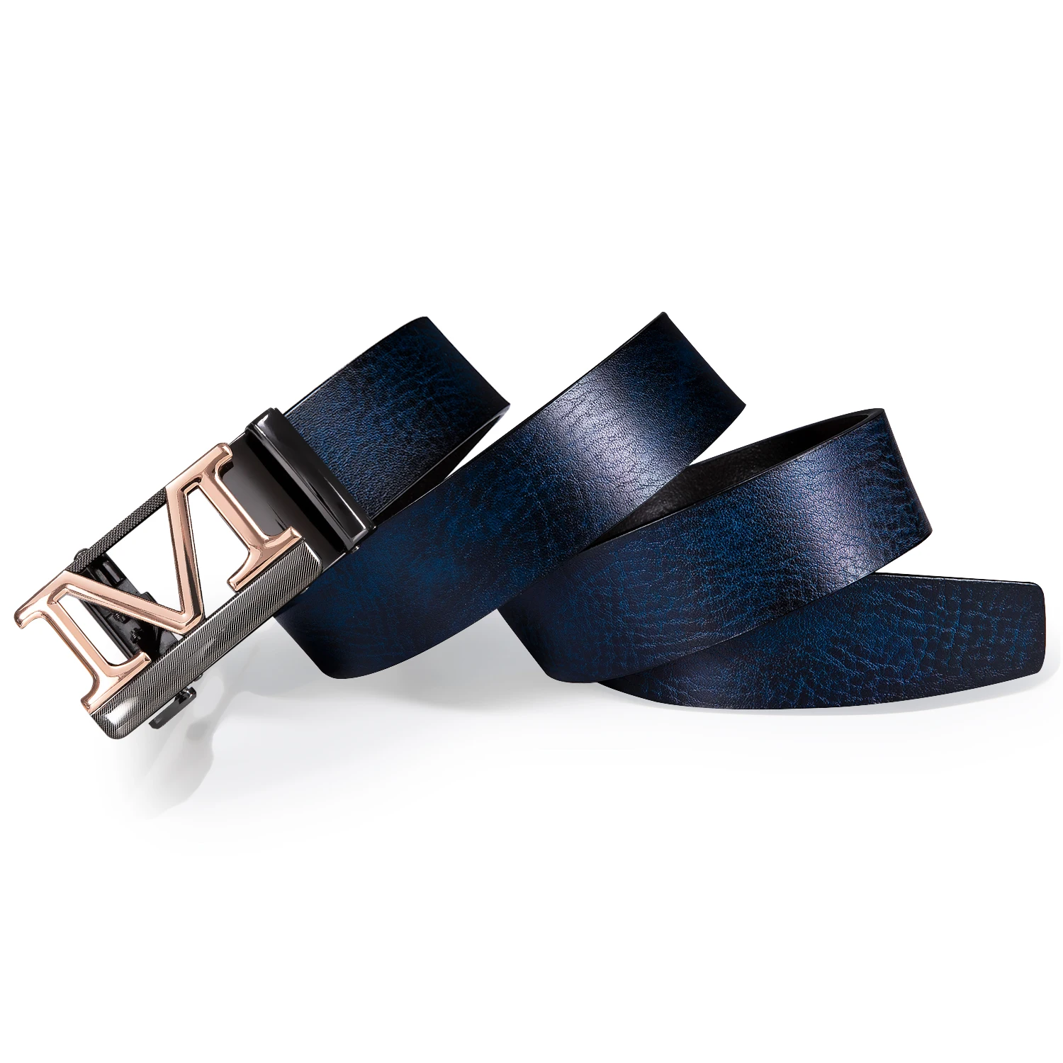 Genuine Leather Mens Belts Gold 