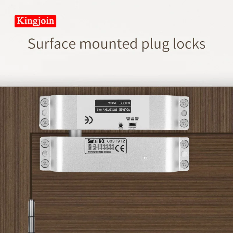 4 проводной деревянный дверной электрический болт замок постоянного тока 12 В